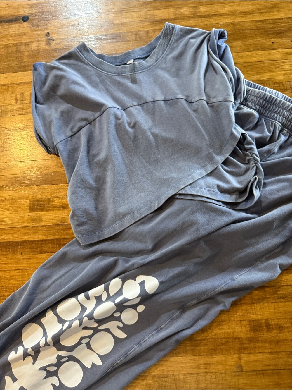 Free People Hot Shot Crossover Set Blue Sz Med (g17) - Picture 6 of 6